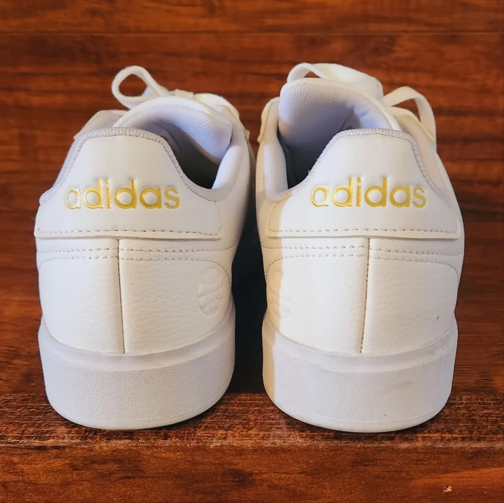 All White Adidas - Picture 3 of 3